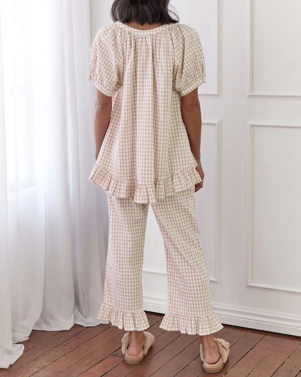 Clara Gingham Pajama Set