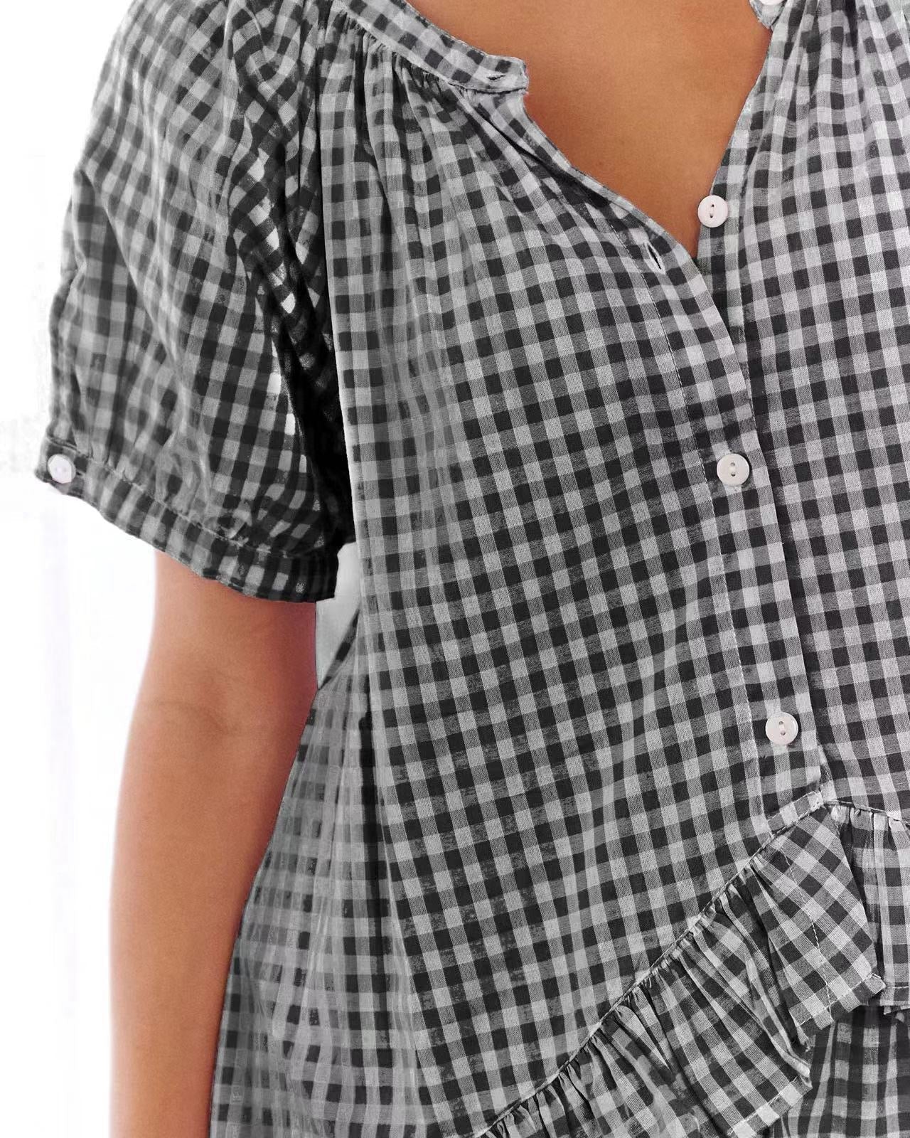 Clara Gingham Pajama Set