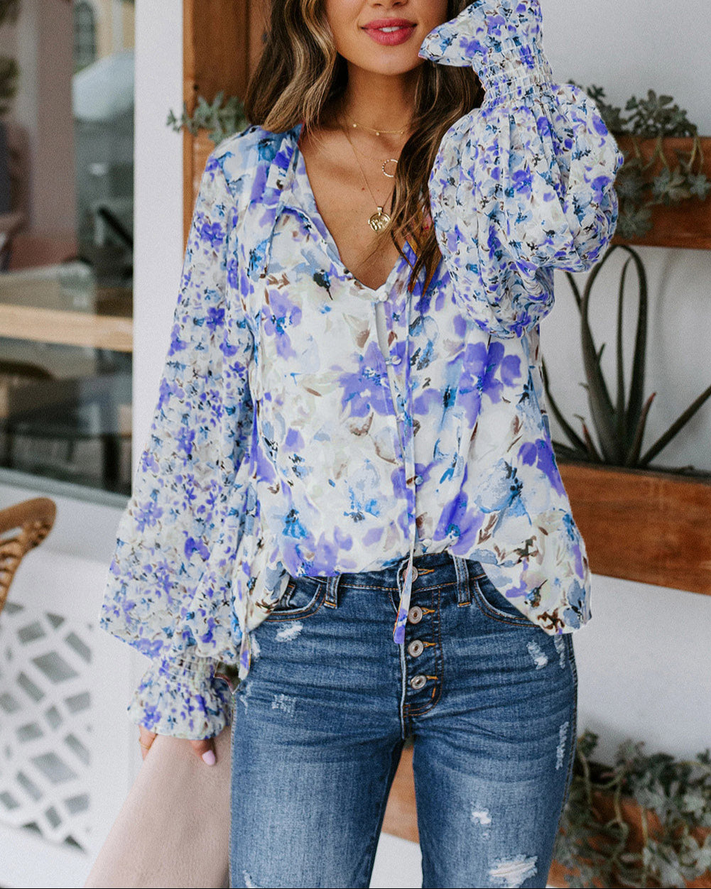 Zarita Bloom Blouse