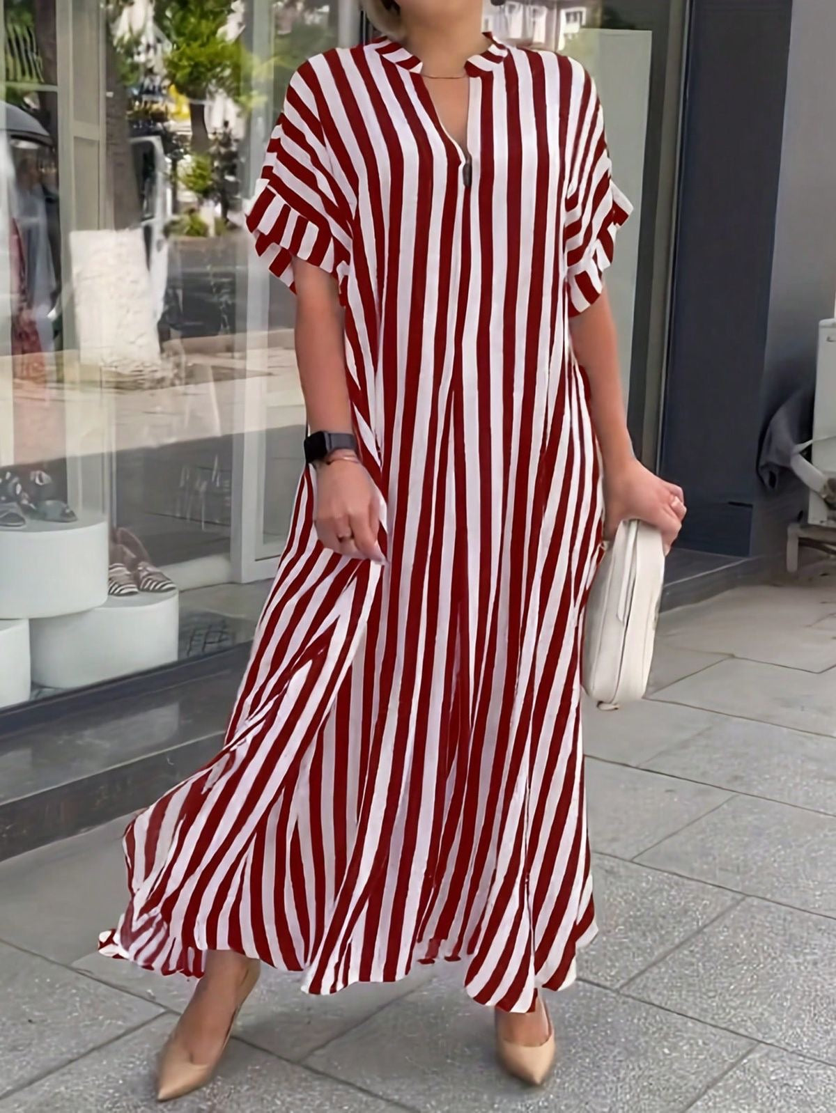 Aria Striped Dress