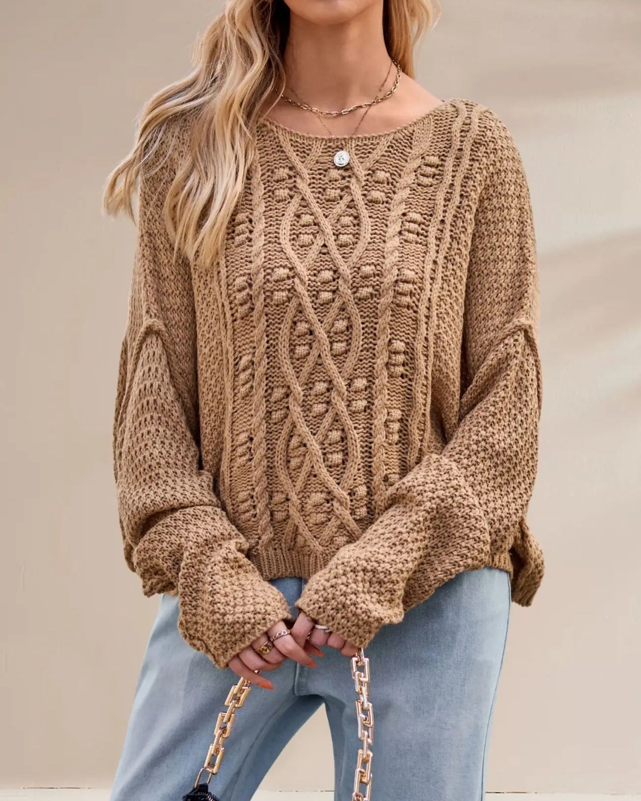 Frostbloom Crop Sweater