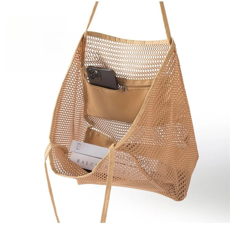 Boho Mesh Beach Bag