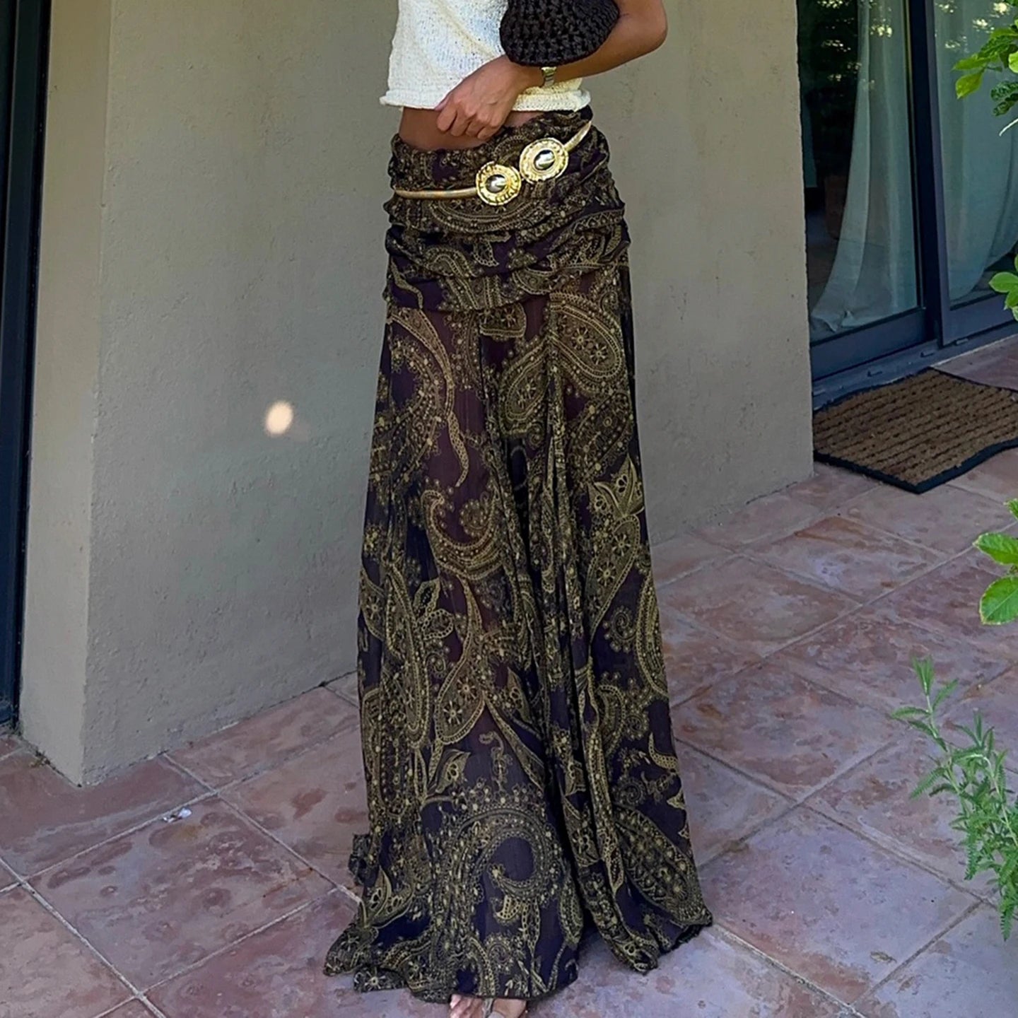 Aurelia Paisley Skirt