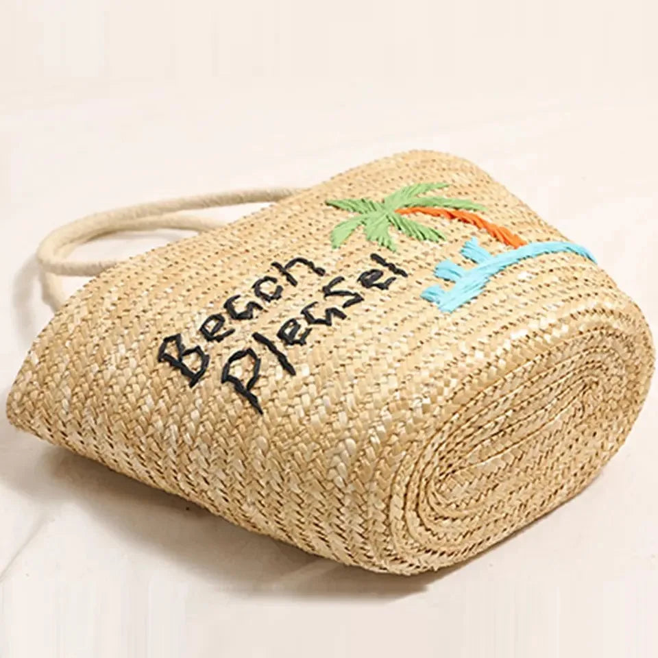 Boho Beach Embroidery Bag