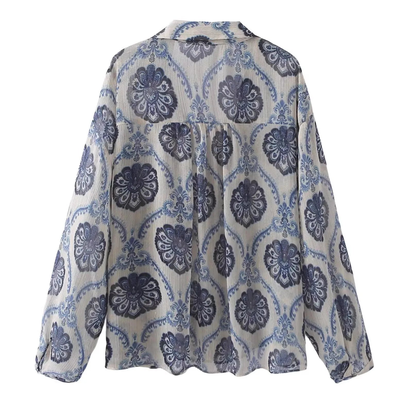 Indira Blue Blouse