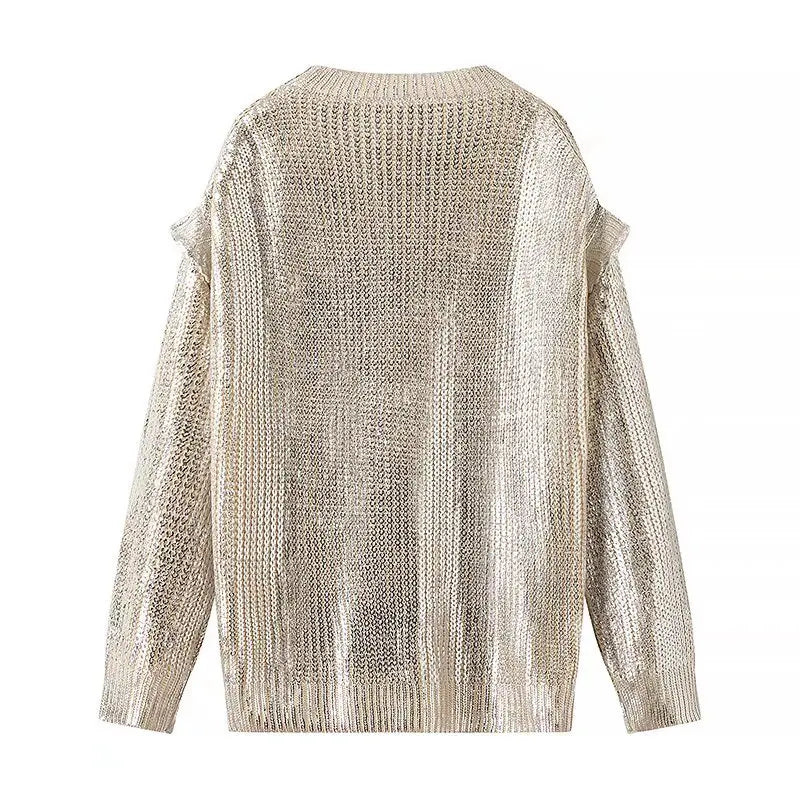 Lunaria Metallic Knit Sweater