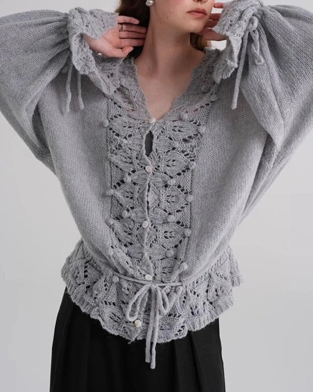 Ophelia Vintage Knit Cardigan