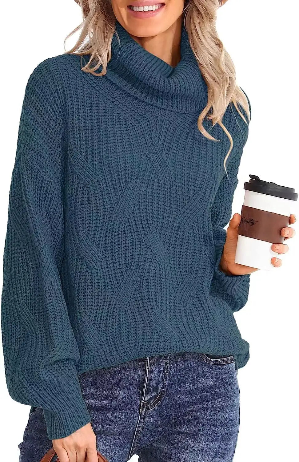 Moonweave Turtleneck Sweater