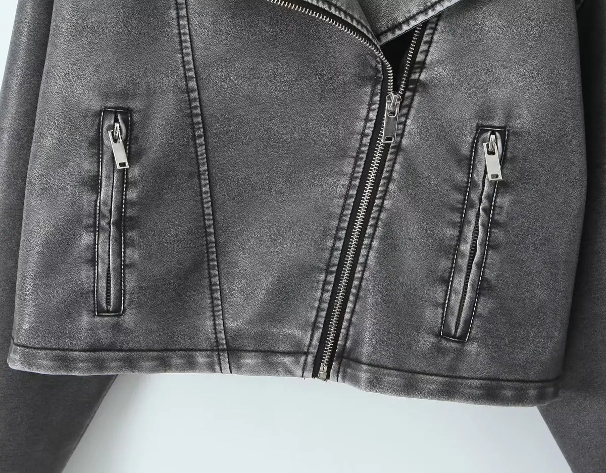 Vintage Edge Lace-Up Jacket