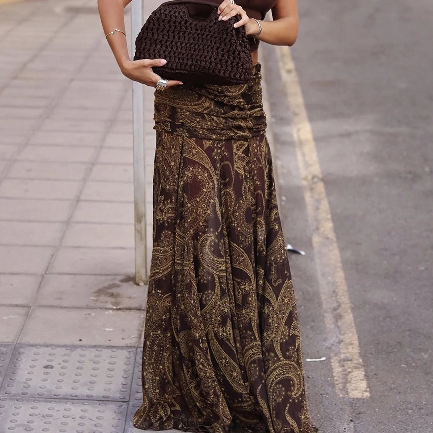 Aurelia Paisley Skirt