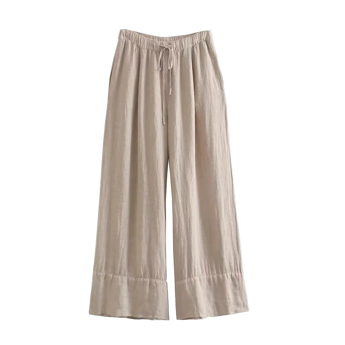 Desert Dune Wide-Leg Trousers