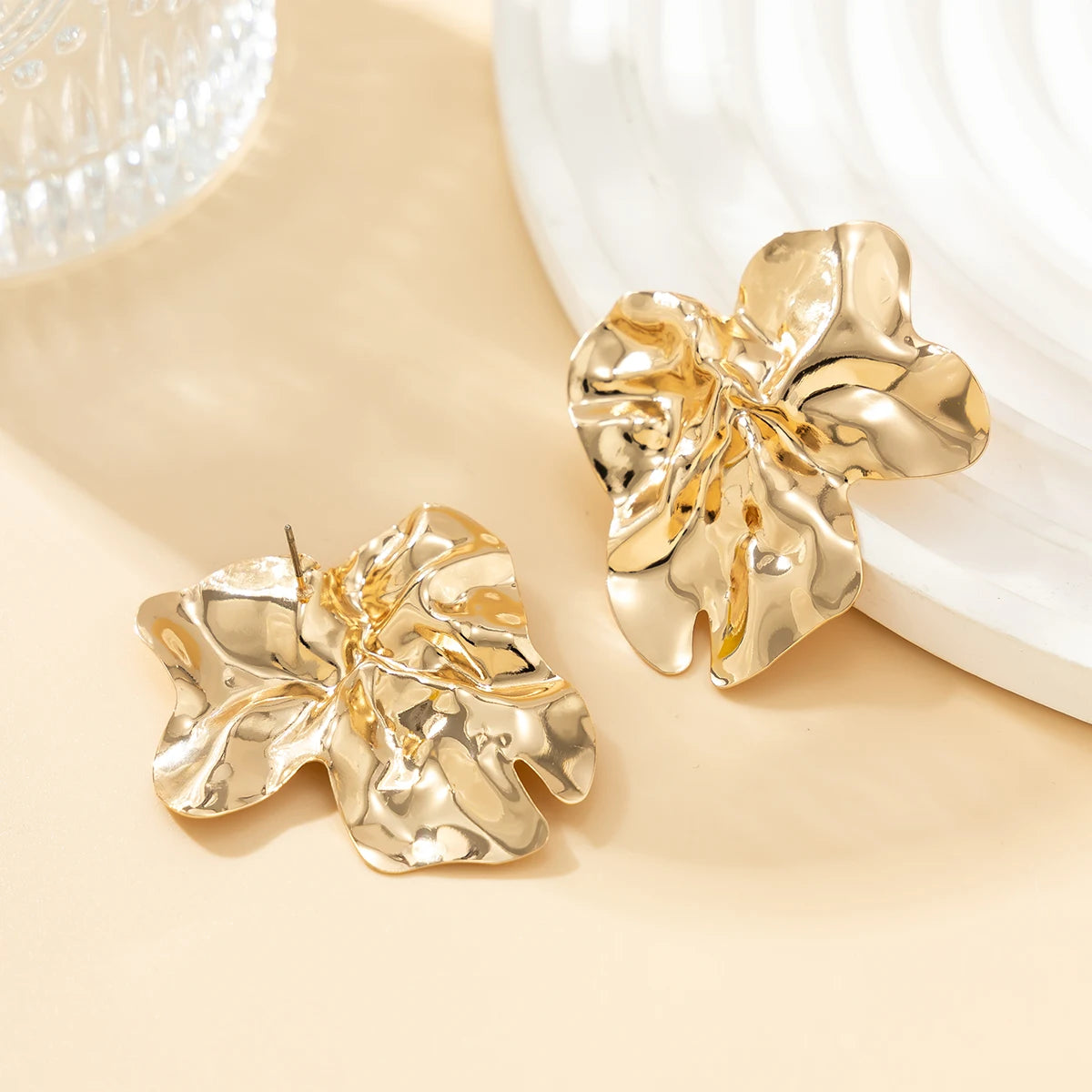 Vintage Flower Stud Earrings