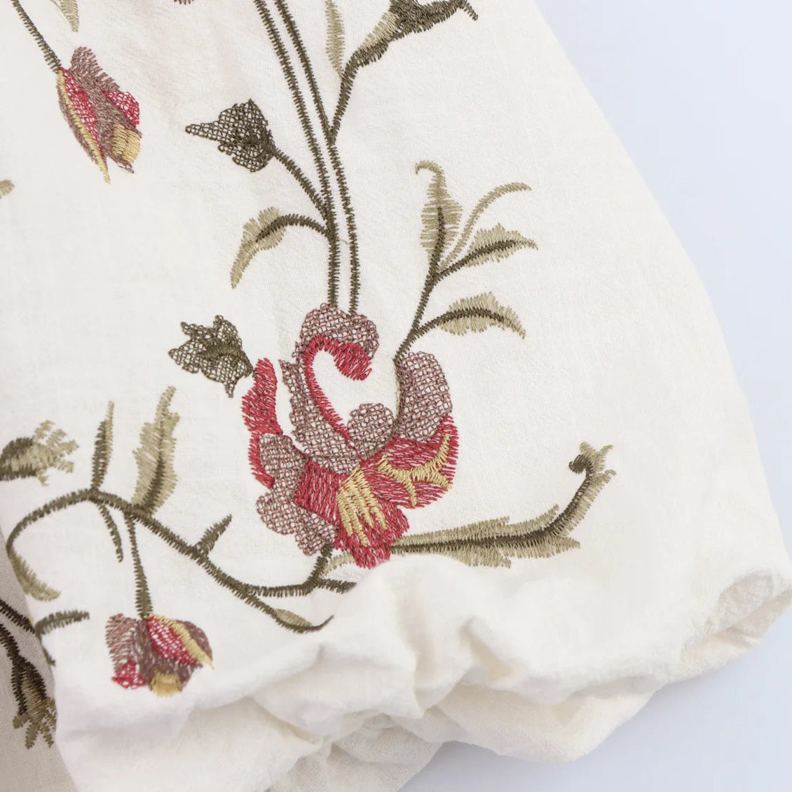 Solana Embroidered Mini Dress