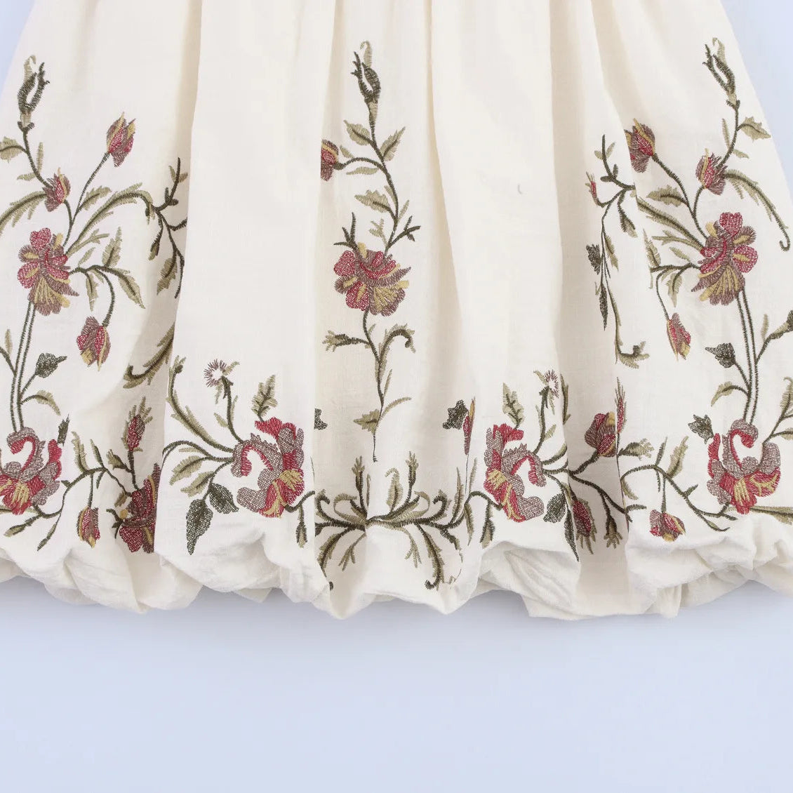 Solana Embroidered Mini Dress
