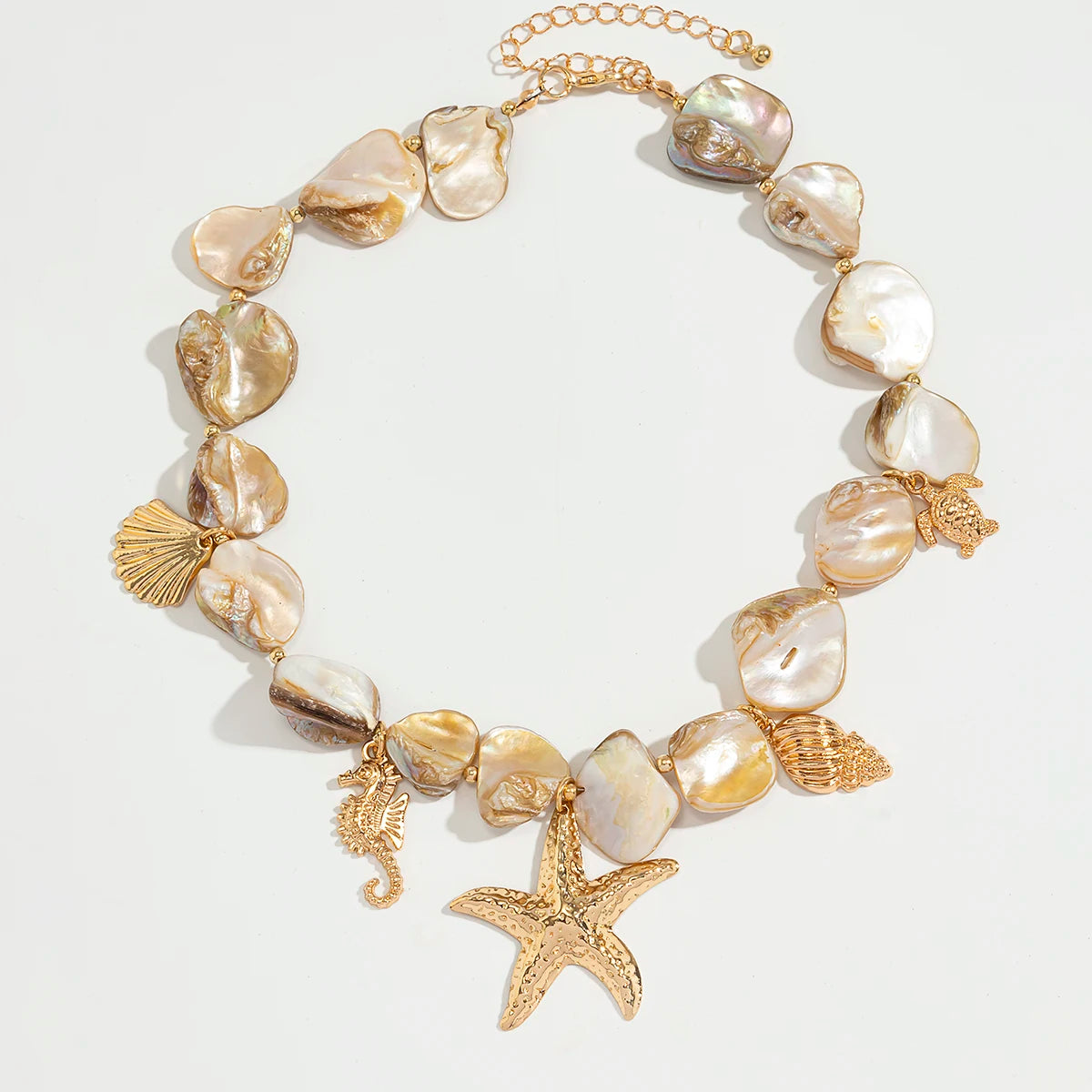 Boho Beach Charm Necklace