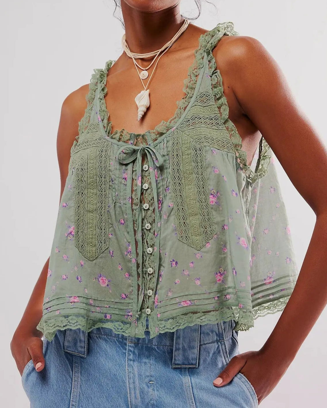 Lena Lace Tank