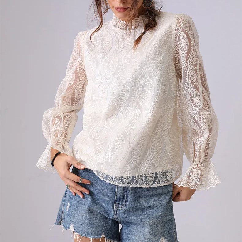 Viola Vintage Lace Top