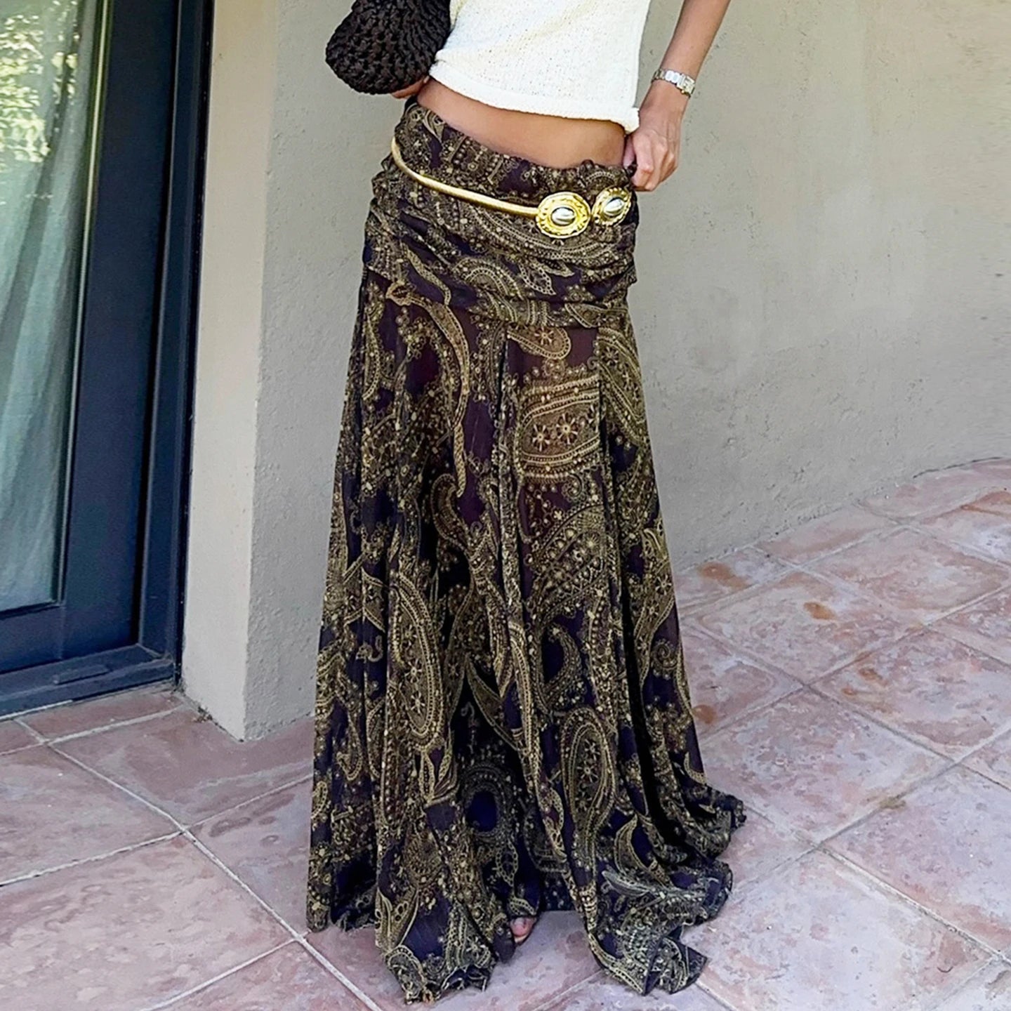 Aurelia Paisley Skirt