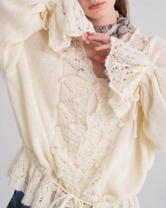 Ophelia Vintage Knit Cardigan