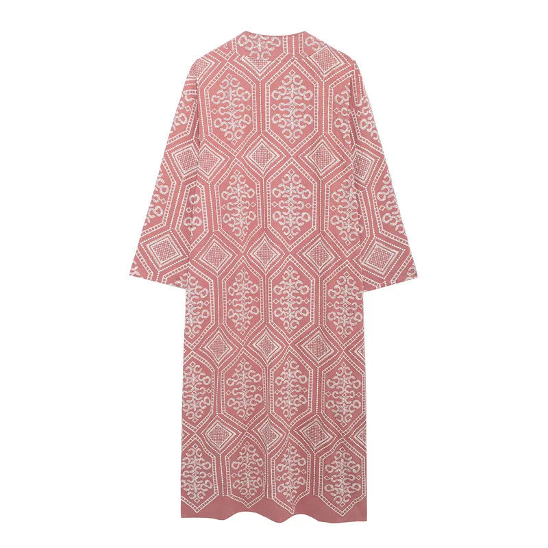 Bree Embroidered Kimono Coat