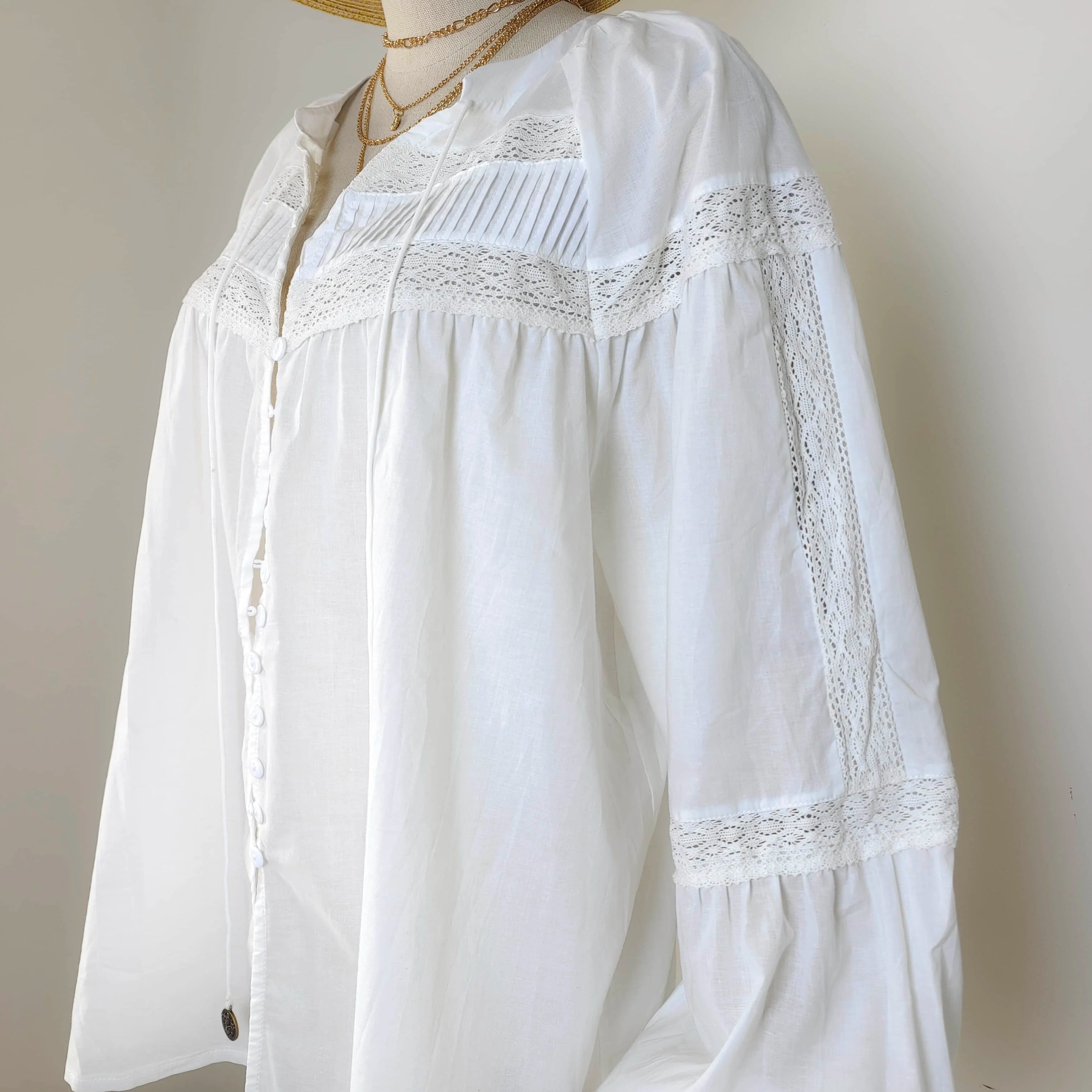 Boho Breeze Lace Blouse