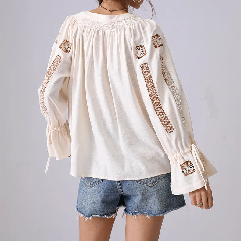 Solene Tassel Blouse