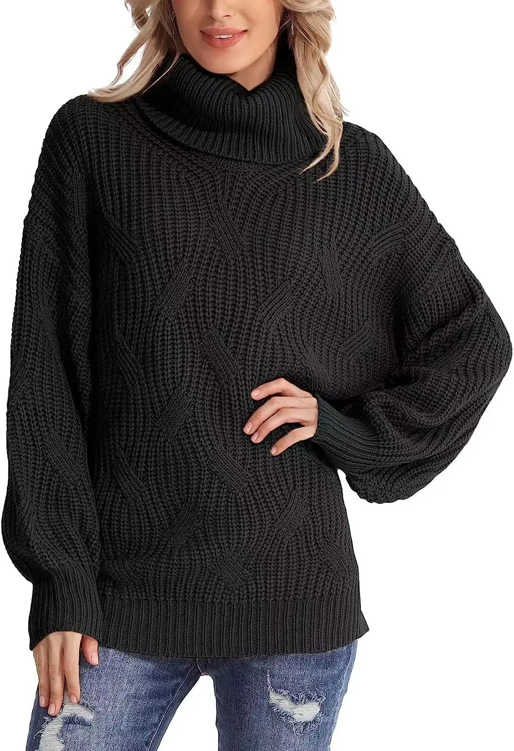 Moonweave Turtleneck Sweater