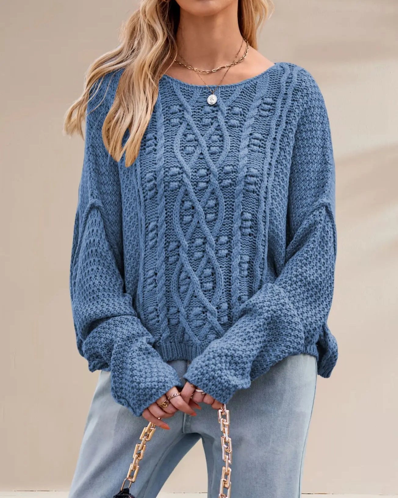 Frostbloom Crop Sweater