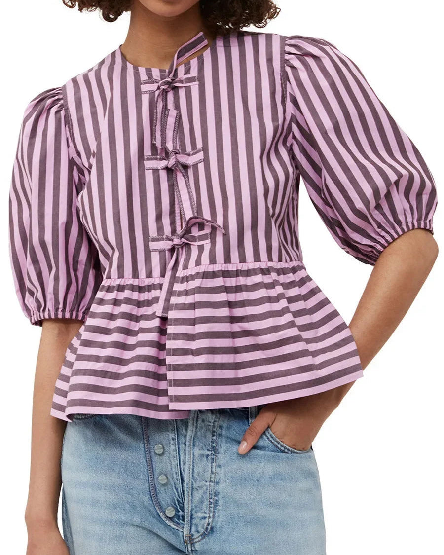 Luna Bow-Tie Blouse