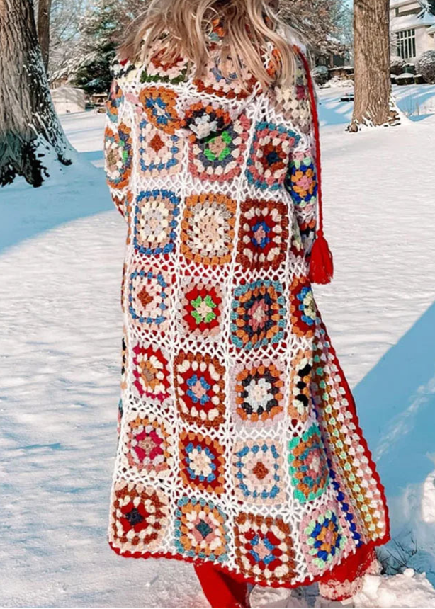 Sunset Patch Crochet Duster