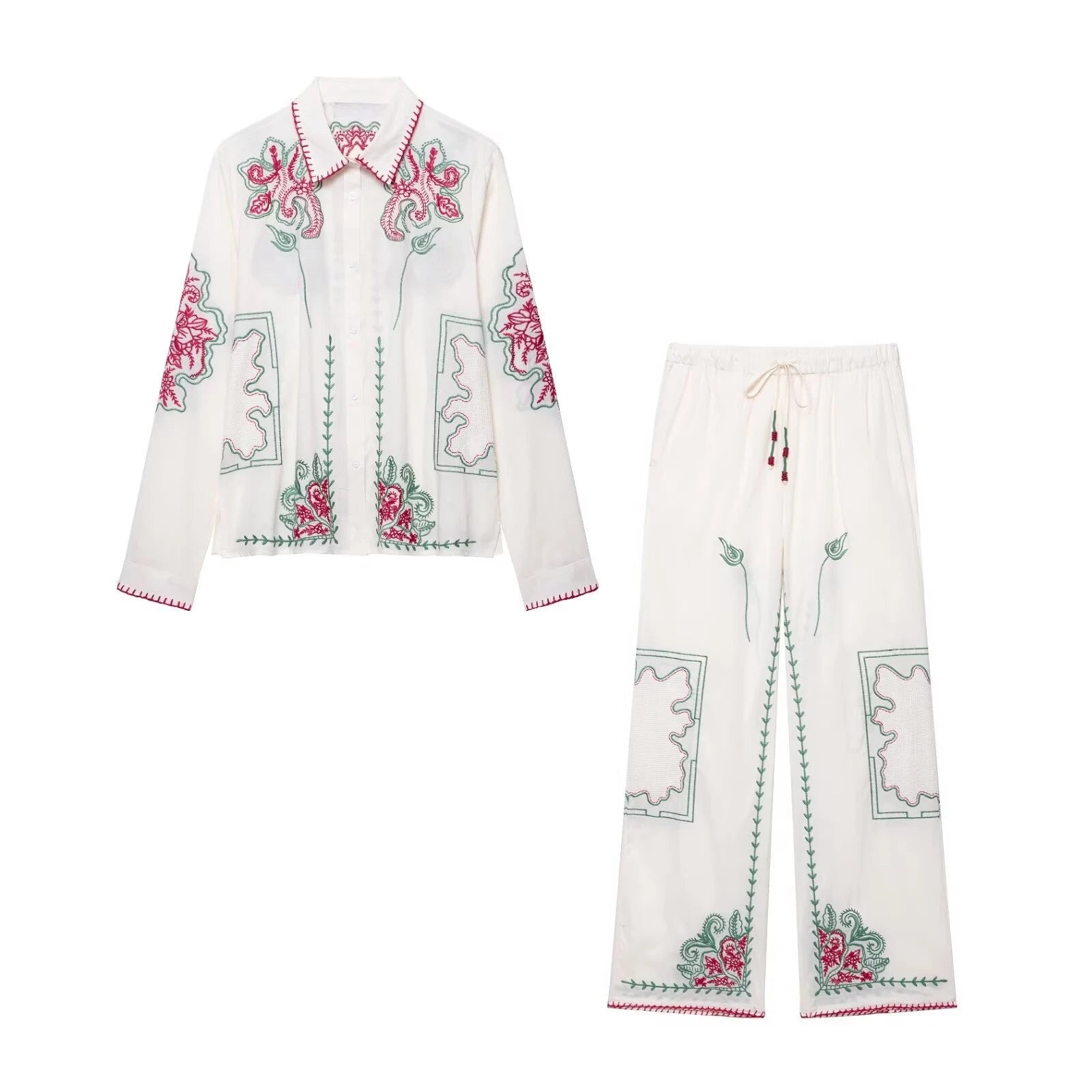Isla Embroidered Boho Set