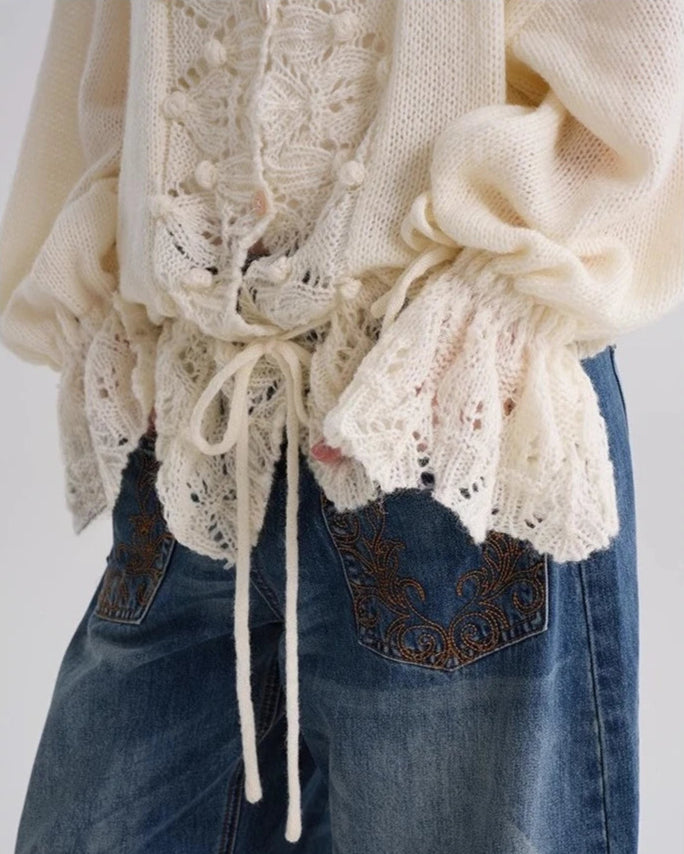 Ophelia Vintage Knit Cardigan