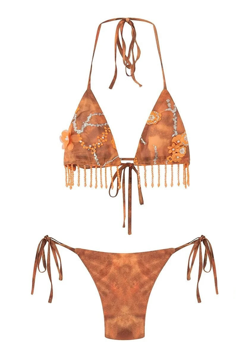 Selene Beaded Bikini Set