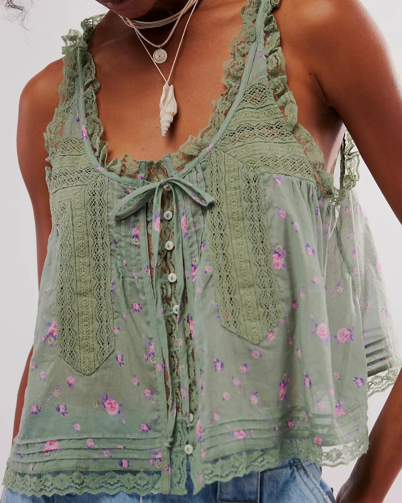 Lena Lace Tank