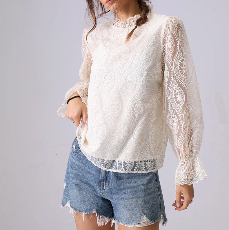 Viola Vintage Lace Top