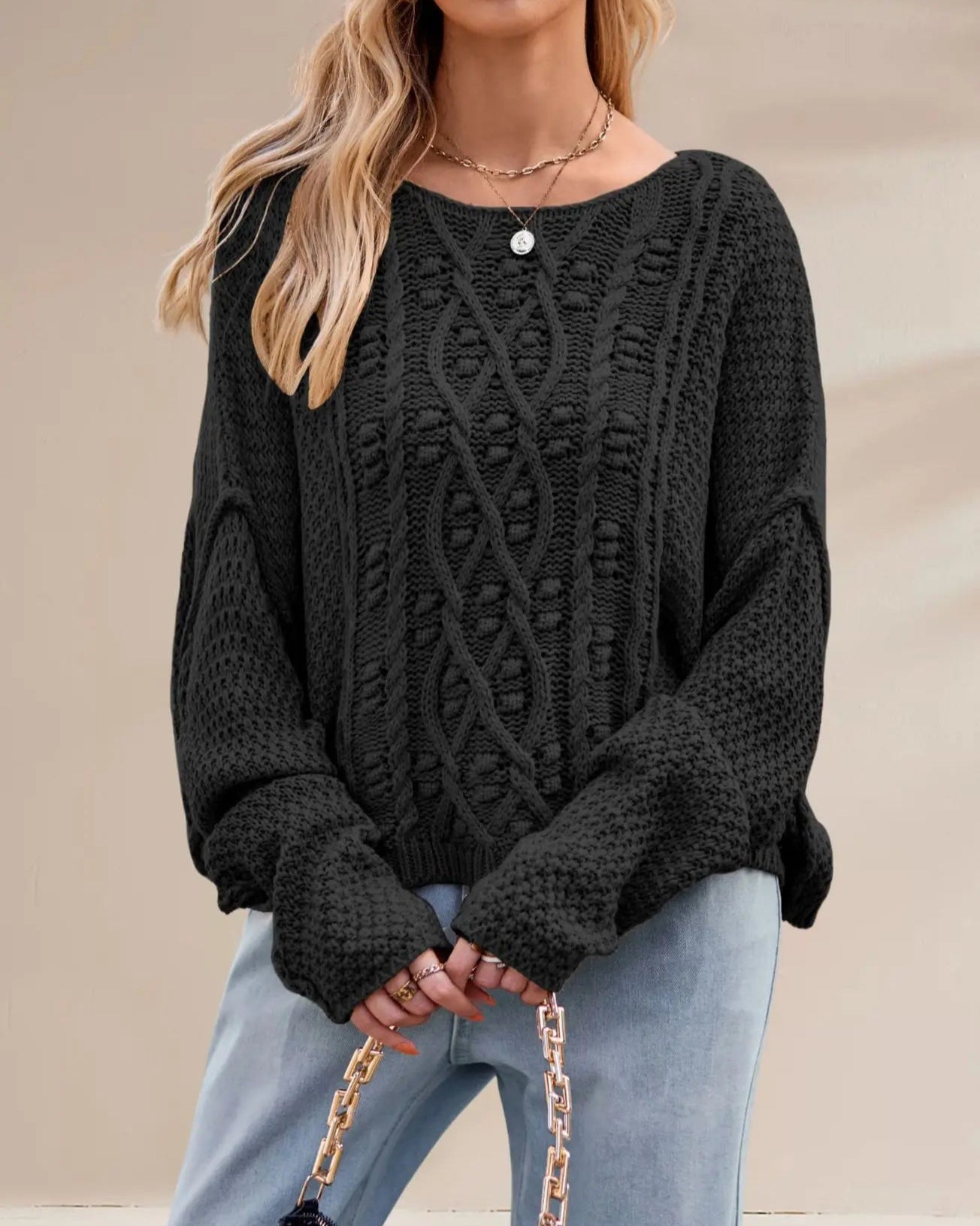 Frostbloom Crop Sweater