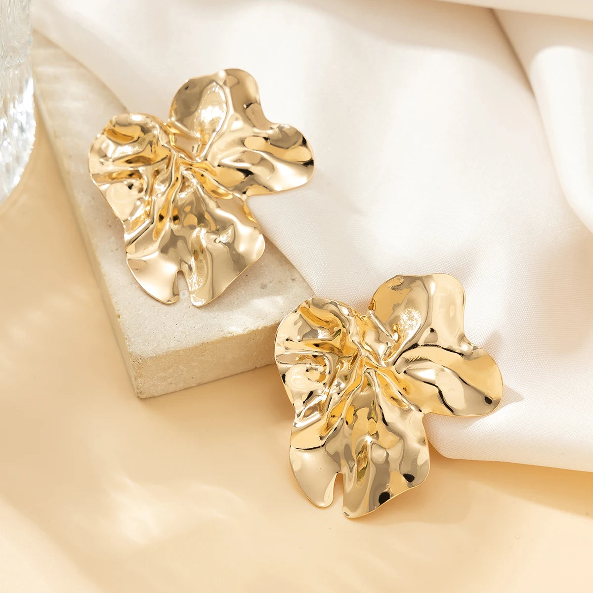 Vintage Flower Stud Earrings