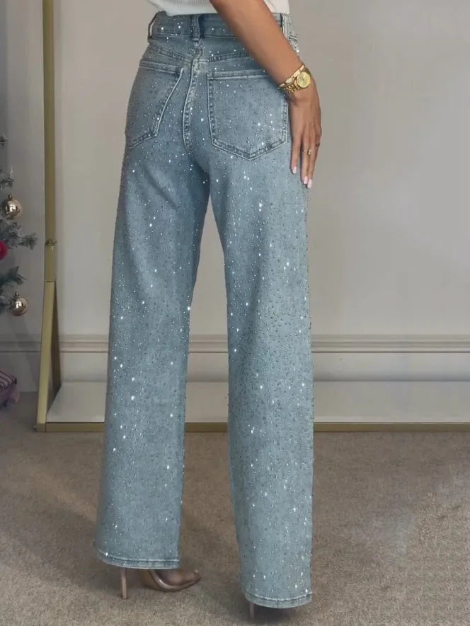Starlight Glam Straight Jeans