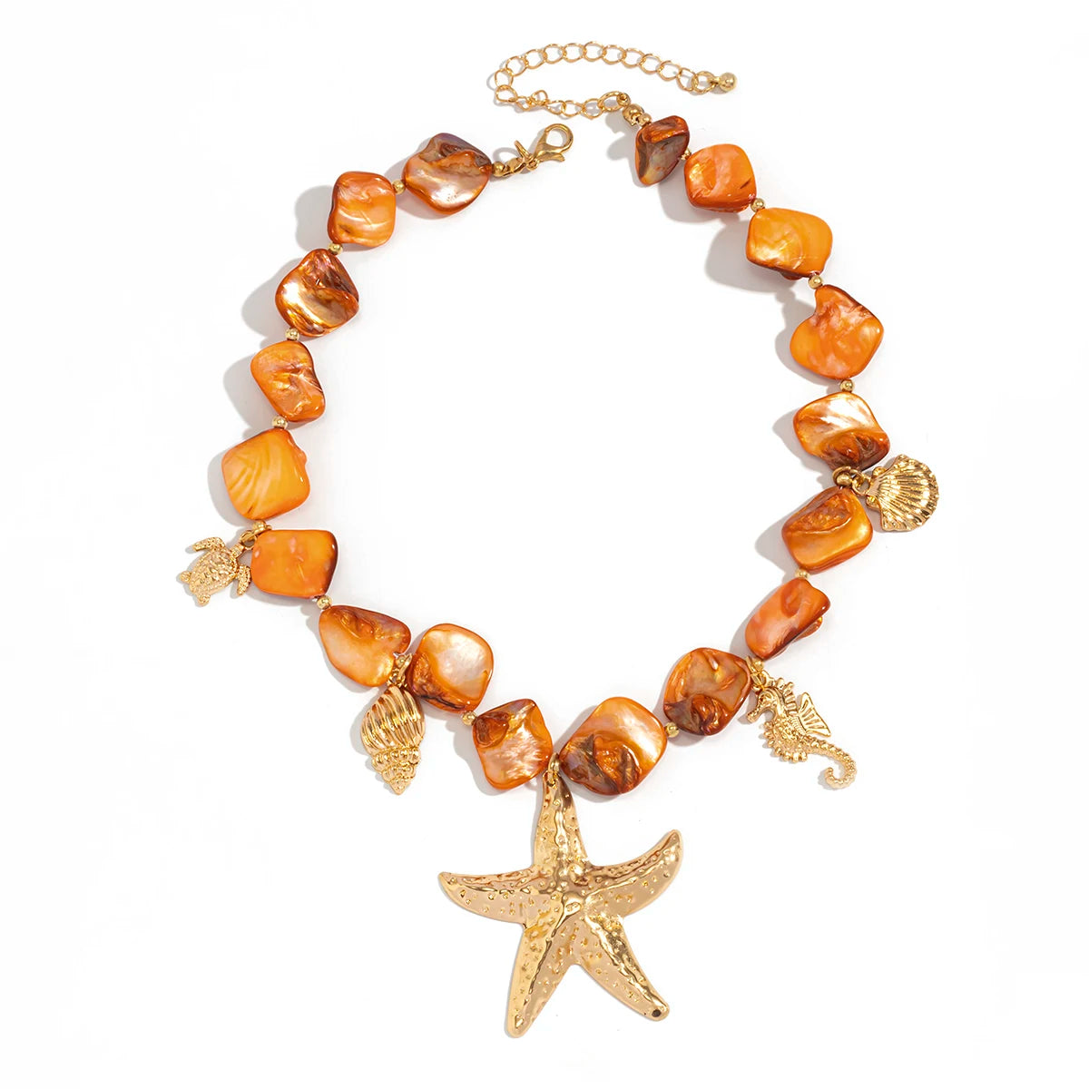 Boho Beach Charm Necklace