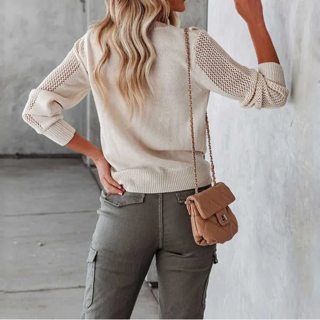Solana Fringe Knit Pullover