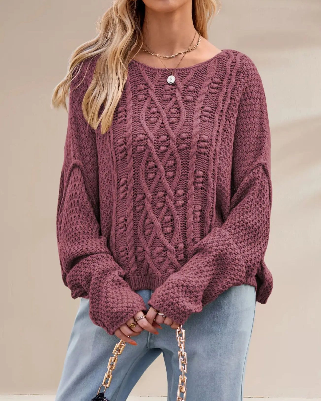 Frostbloom Crop Sweater