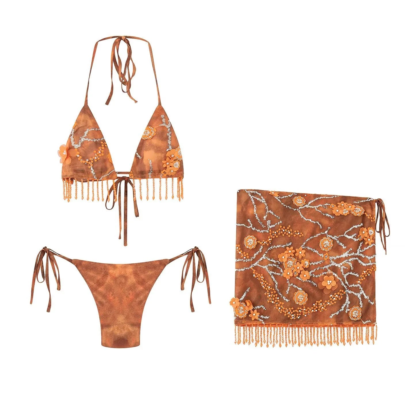 Selene Beaded Bikini Set