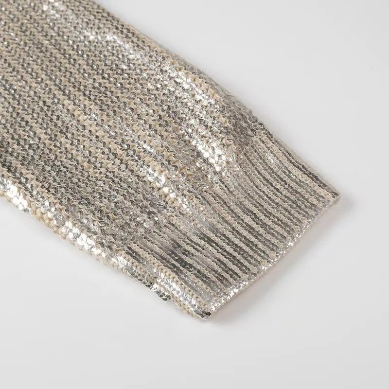 Lunaria Metallic Knit Sweater