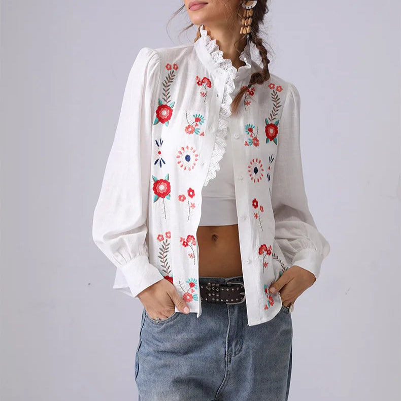 Clemence Embroidered Shirt