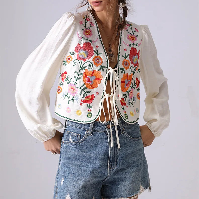 Liora Boho Bloom Blouse