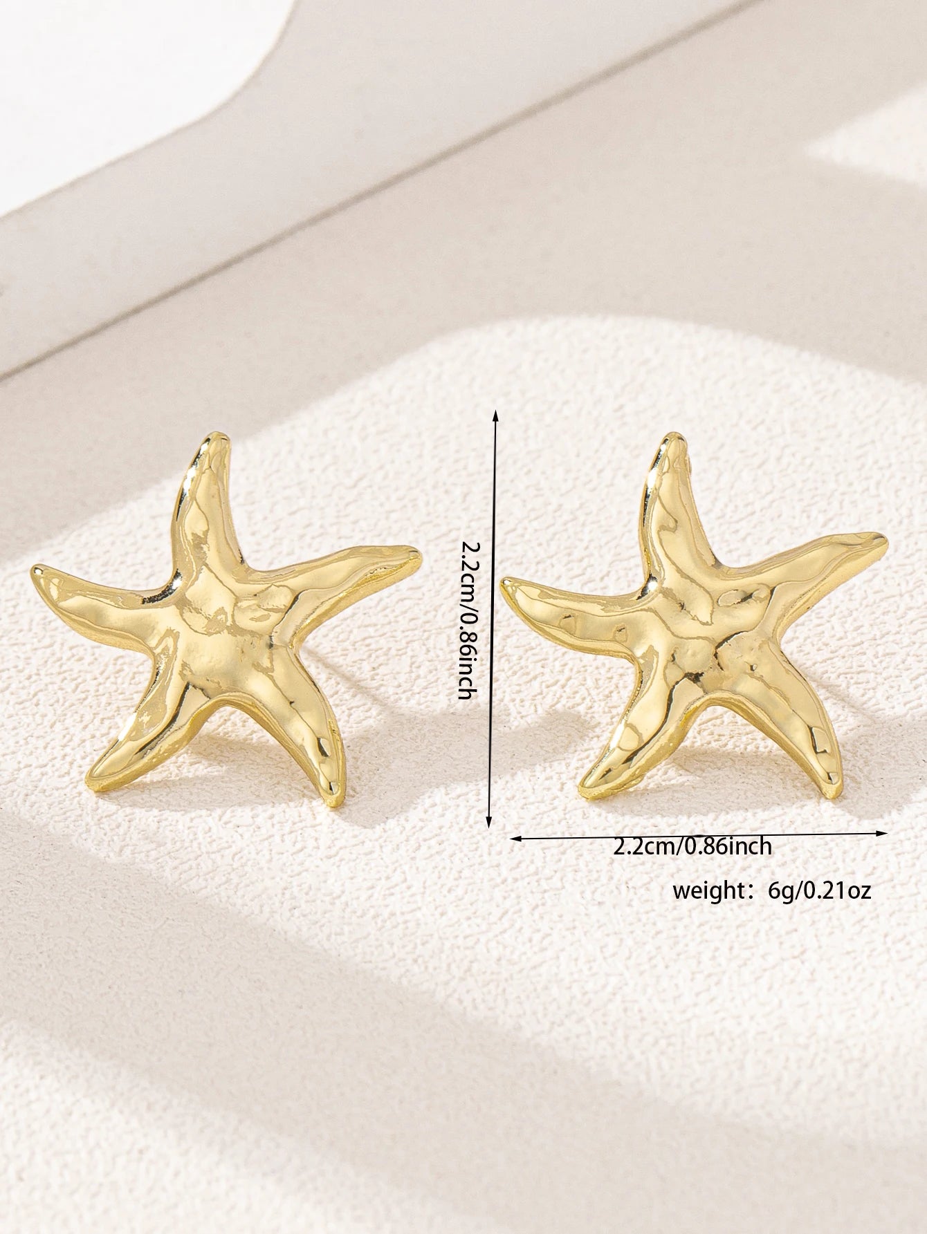 Starfish Stud Earrings