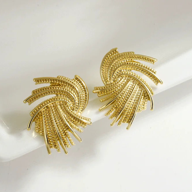 Metal Twist Earrings