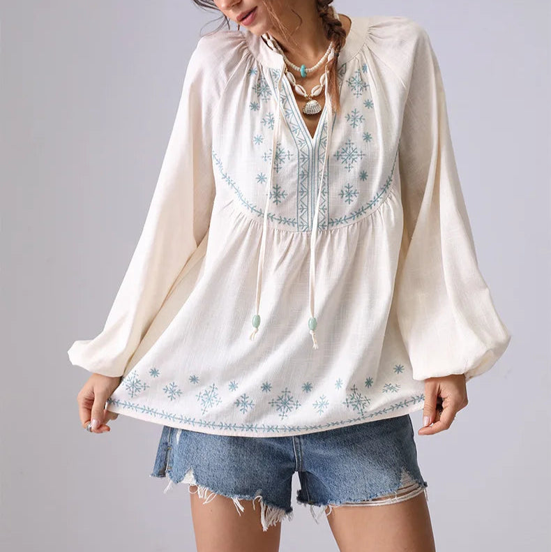 Lina Boho Bloom Blouse
