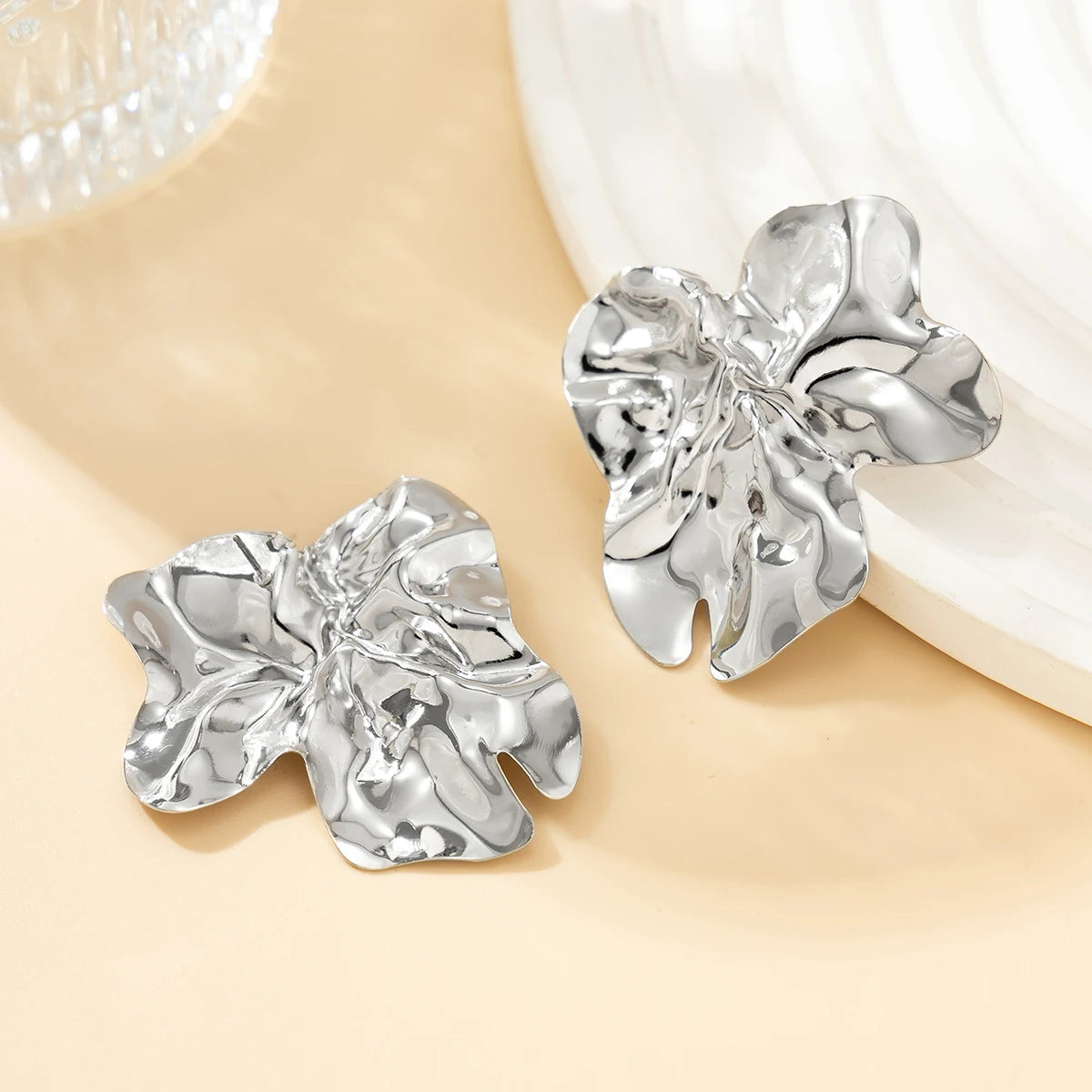 Vintage Flower Stud Earrings