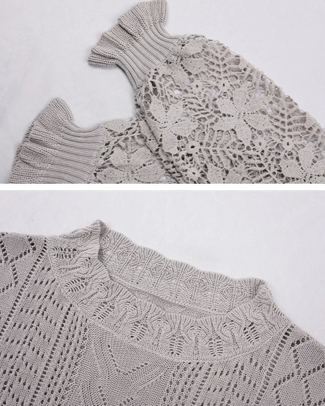 Solana Knit Lace Sweater